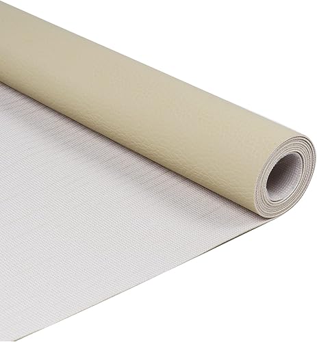 Yard - Tela de vinilo para automóvil, repuesto para tapicería, de 3 yardas, color beige