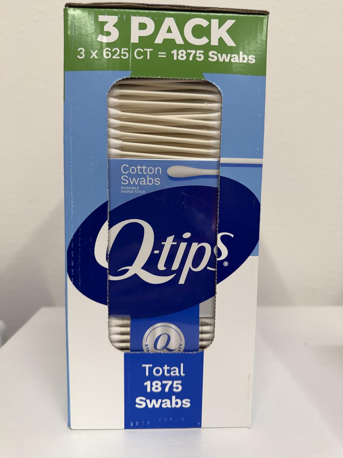 Q-tips Cotton Swabs, 1,875 Count
