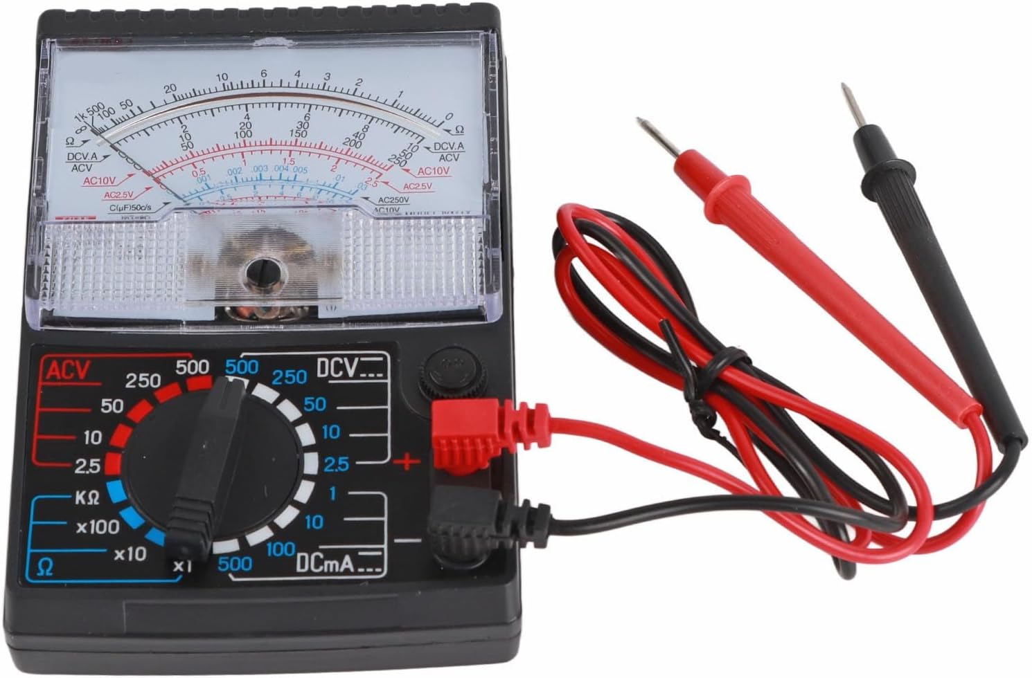 The SustVita Analog Multimeter is a professional electrical testing device with multiple ranges for AC DC voltage tester, a versatile pointer multimeter for accurate reading