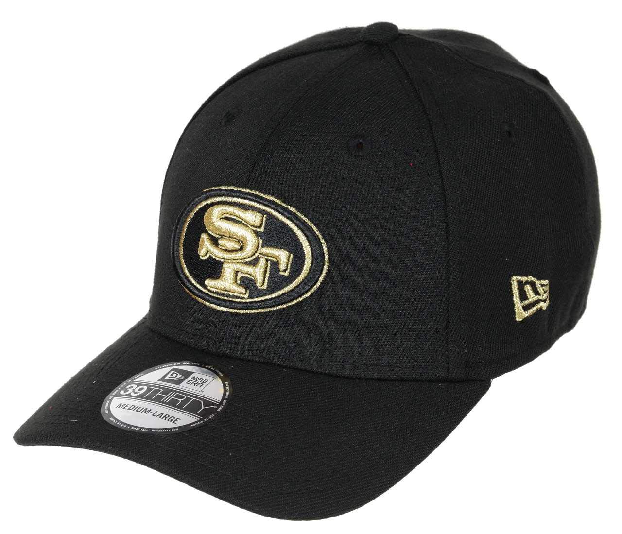 New Era 39Thirty Cap - San Francisco 49ers Black/Gold - M/L