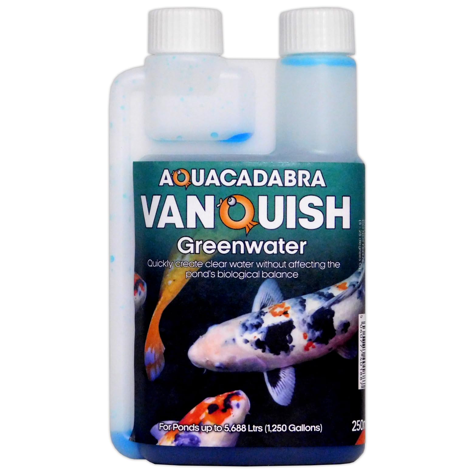 Aquacadabra Vanquish Greenwater Pond Treatment – Fast Acting Algae Remover for Clear Water – Safe for Fish & Plants – Maintains Biological Balance 250ml