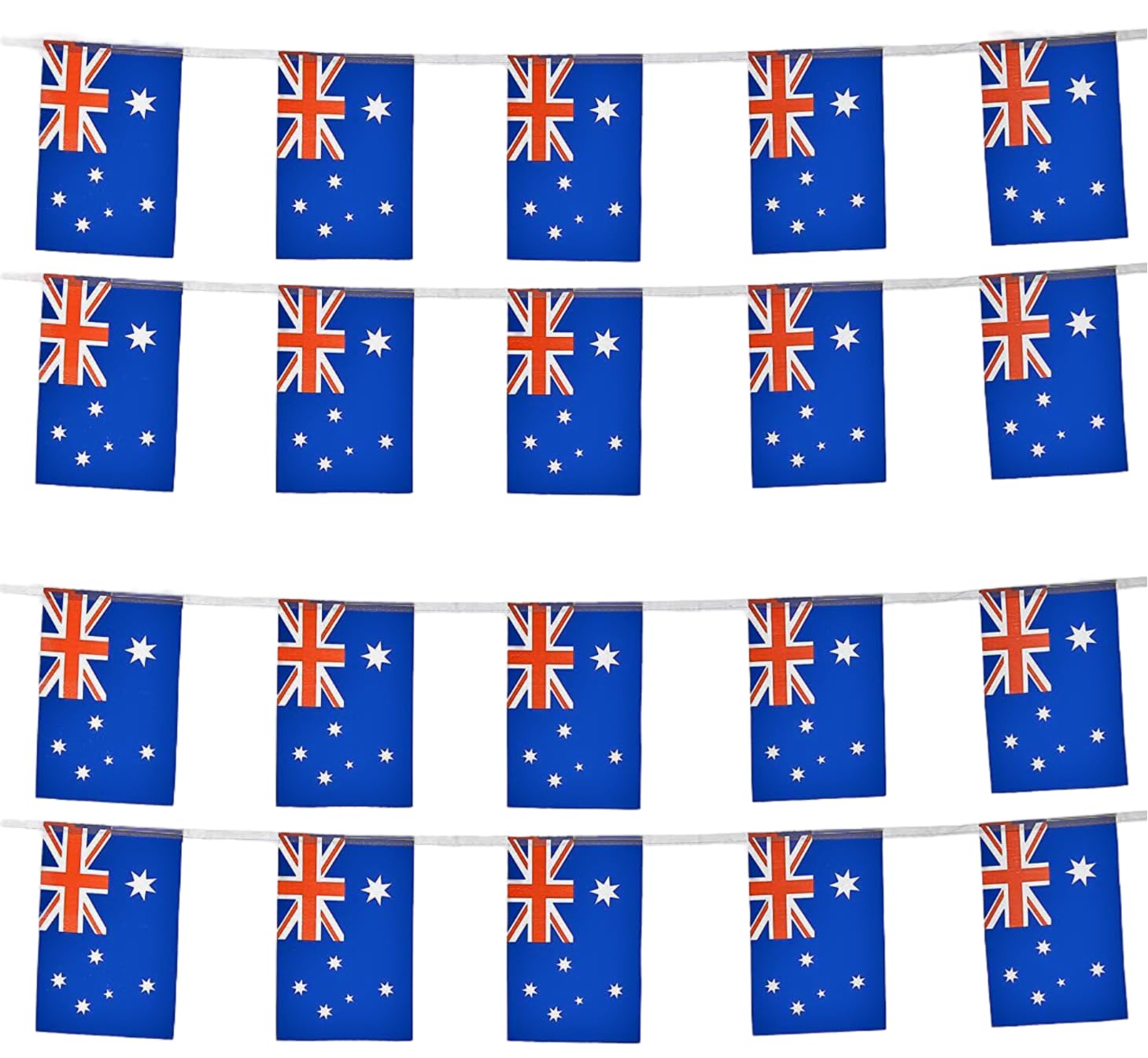 48ft Australia Bunting Hanging Australian Flags Indoor & Outdoor PVC Banner Australia Day Party Decoration