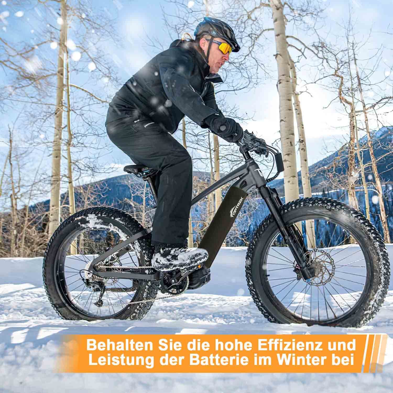 Top Trek akumulator do roweru elektrycznego i osłona ochronna, czas pracy, ochrona przed zimnem i kurzem