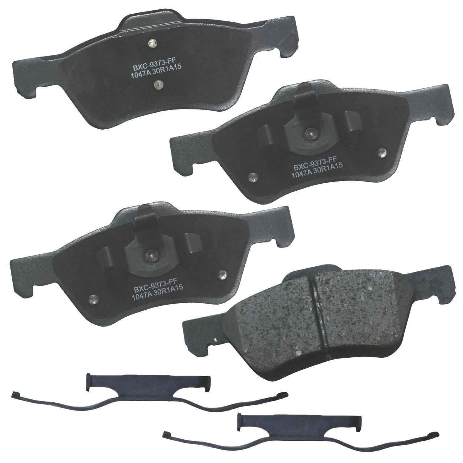 Bendix Premium SBC1047A Ceramic Front Brake Pads for Ford Escape 2012-2006, Mercury Mariner 2009-2006