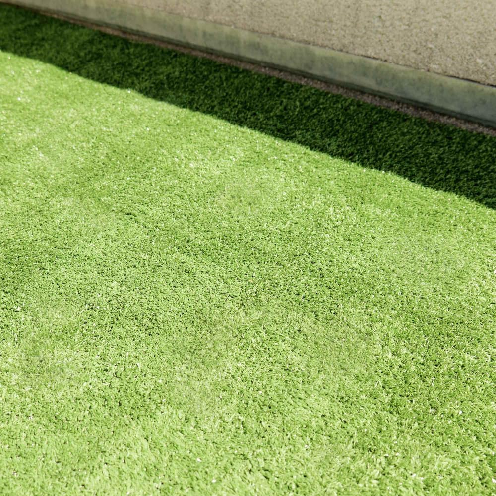 Oxeo Gazon synthétique Artificiel Rouleau 8m2-750g/m2 - Épaisseur 1cm - Pelouse synthétique Balcon, terrasse, Patio - Effet Naturel