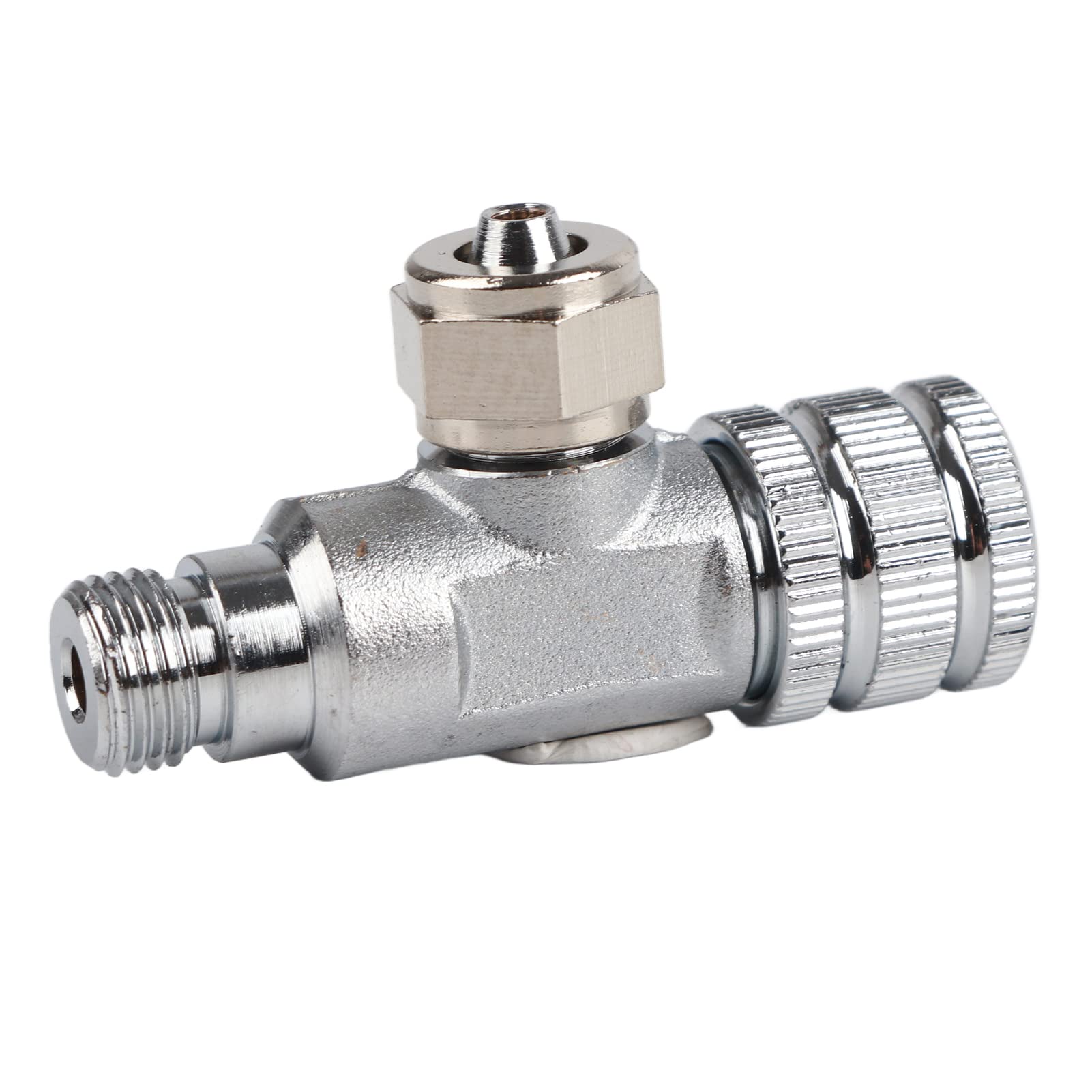 CO2 Regulator with Needle Valve and Bubble Counter, Micro Metering Valve for Aquarium Plant Systems Easy to Install (Single-Head fine-Tuning Valve (Connected to Meter))