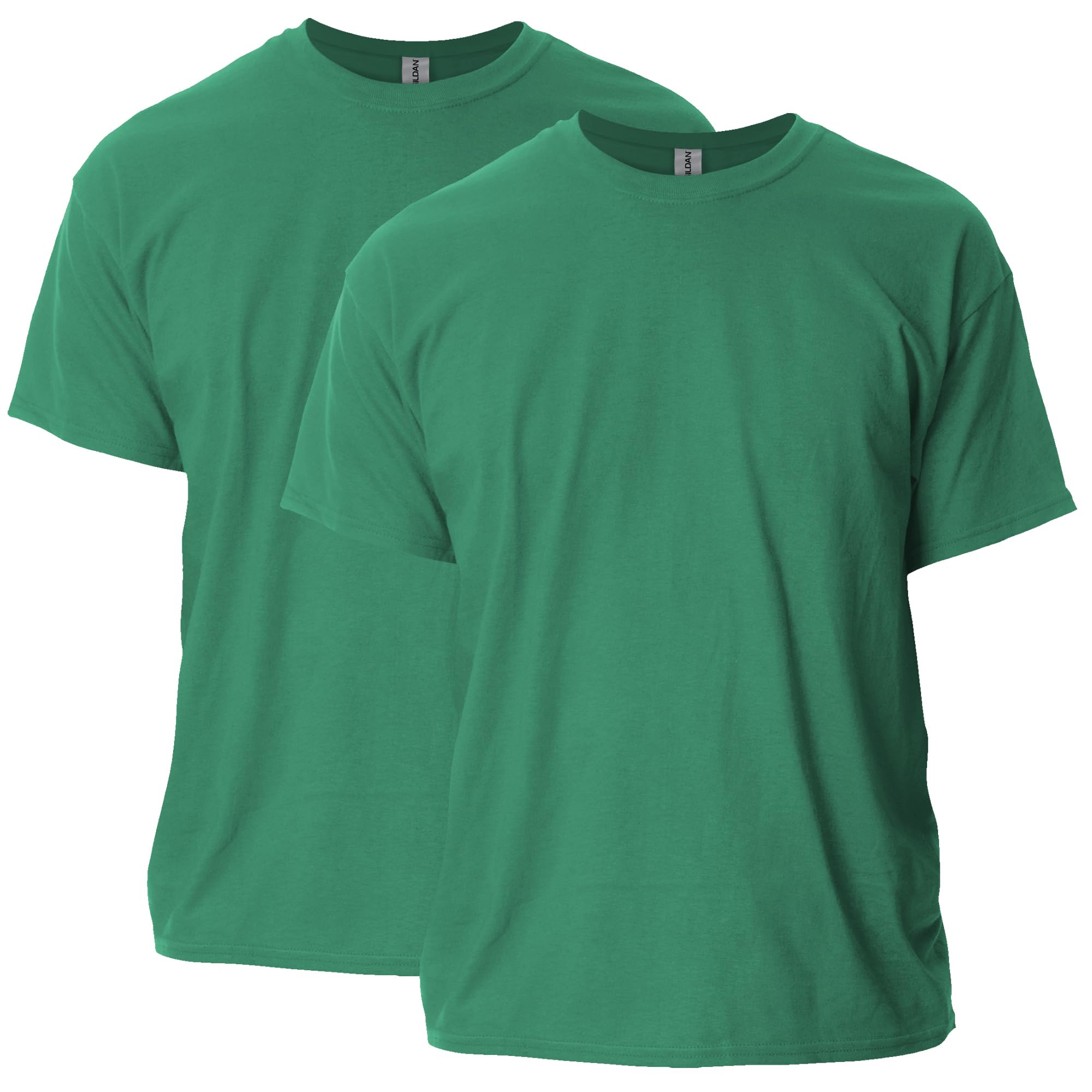 Gildan Men's Ultra Cotton T-Shirt, Style G2000, 2-Pack, Kelly Green, Medium