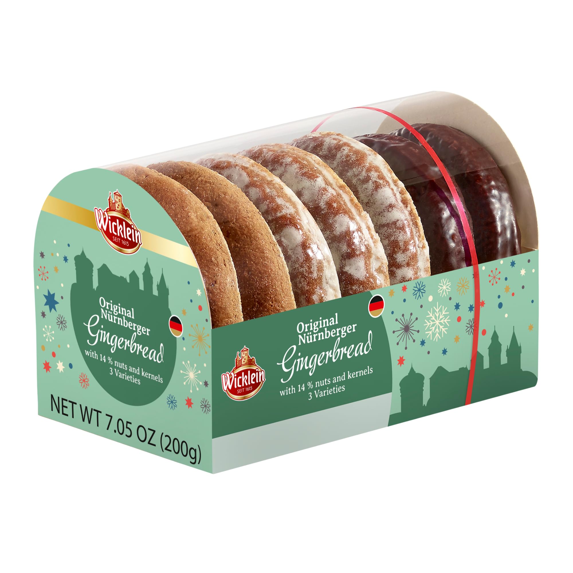 Wicklein Fine Oblaten Burggraf Lebkuchen AssortmentFairtrade InternationalFairtrade InternationalFairtrade InternationalFairtrade International