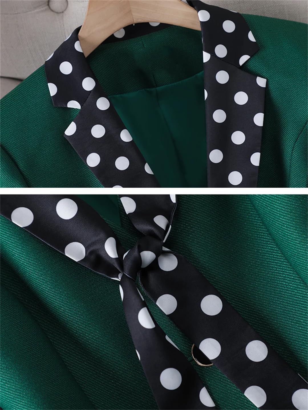 Elegante traje formal de chaqueta y pantalón para mujer, conjunto de 2 piezas para oficina, negocios, trabajo