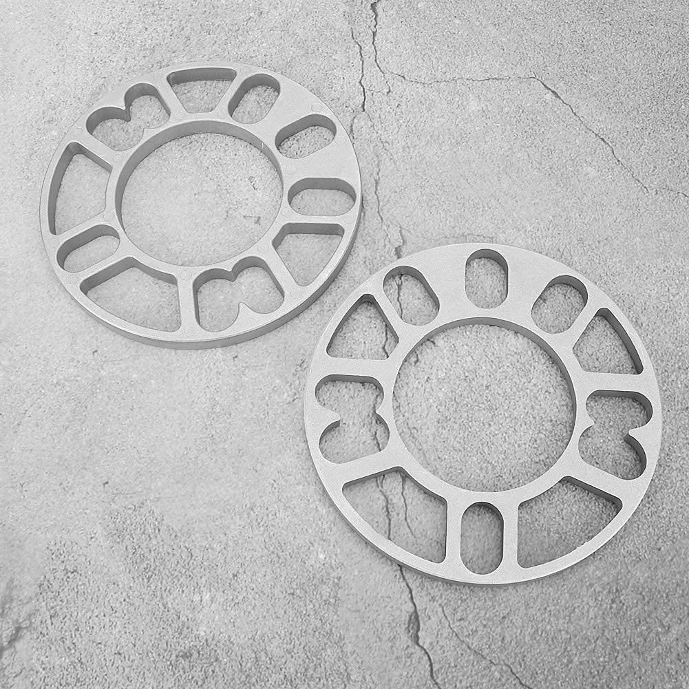 EBTOOLS per distanziatore per distanziatore ruota 5x112 mozzo 66,5 per 10 mm Miata Wheel Spacer Distanziatori ruota ruota auto distanziatori ruota in lega di alluminio 2 pezzi 10 mm