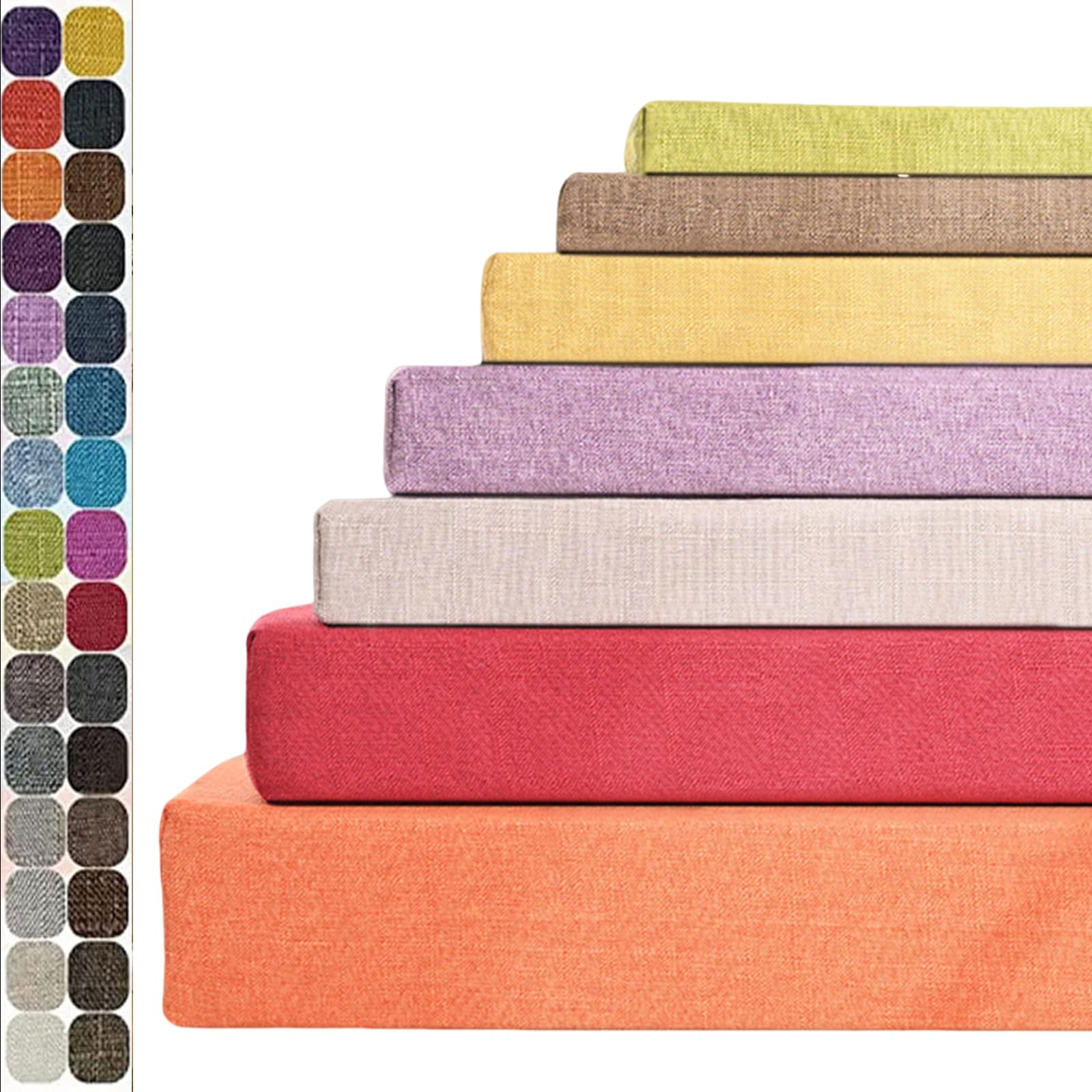 Coussin de banc personnalisé : fini les assises dures avec la mousse imperméable 8 cm