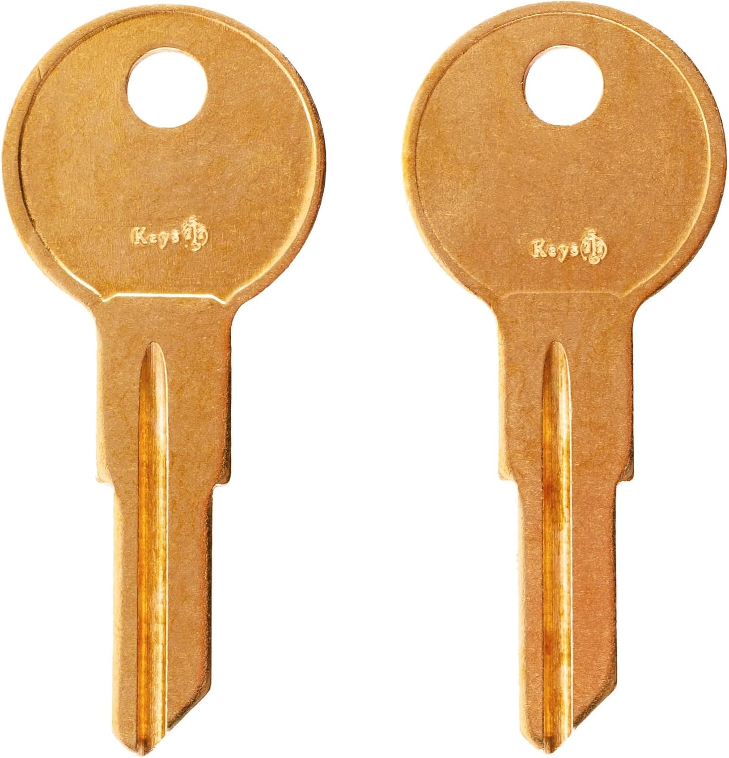 CH507 Pair of 2 Replacement Keys for Locks with CH507 Code Cut to Code