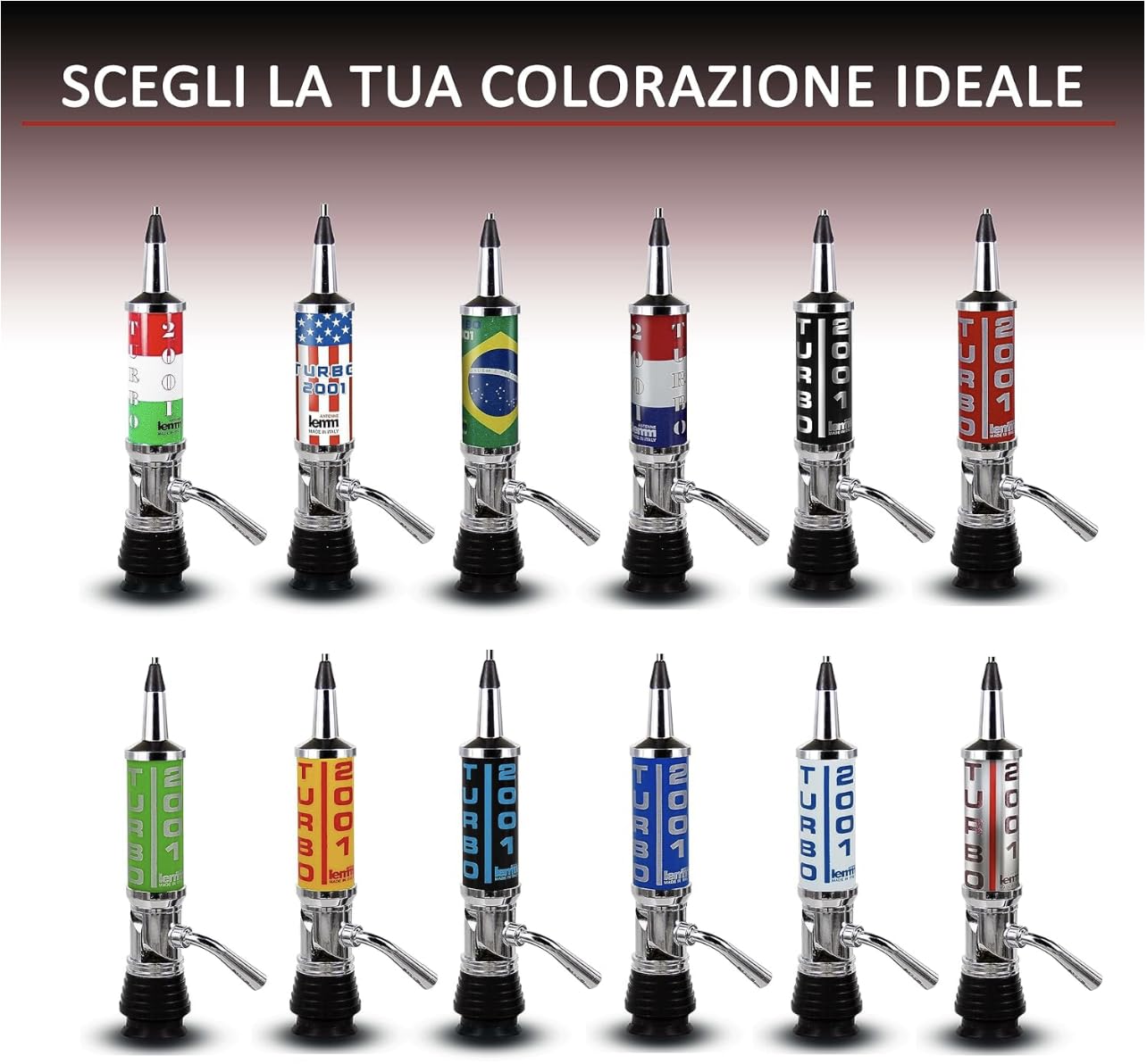 Antenna cb Camion (baracchino) LEMM antenna cb turbo 2001/ Camper e Auto/Omnidirezionale am fm/Stelo conico inox / 27 MHz/Produzione italiana (CROMO)