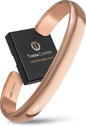 Pulsera de cobre para hombres y mujeres, pulseras de cobre 100% puro, crudas, sólidas y sin revestimiento, auténticas pulseras tibetanas hechas a