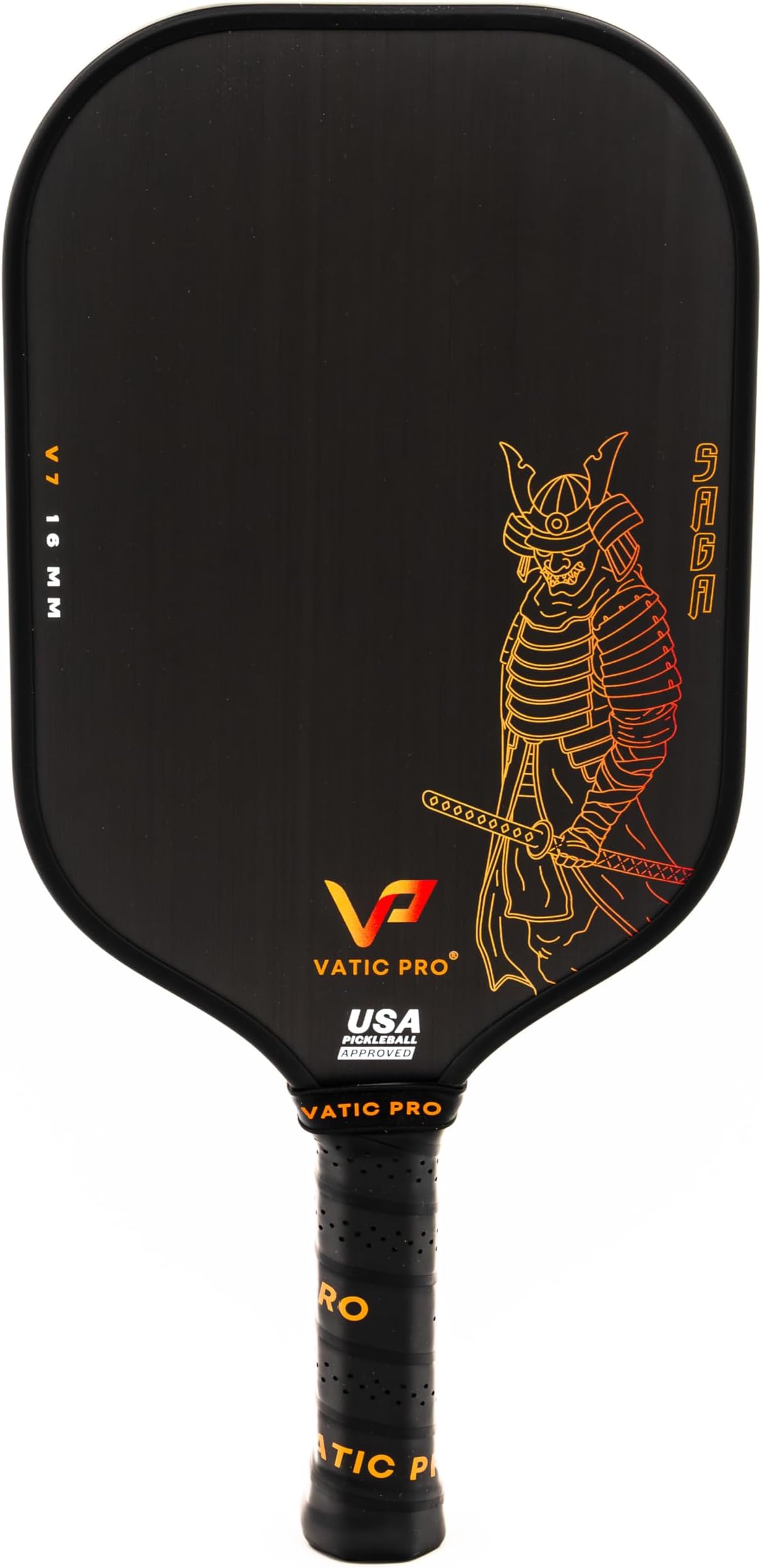 Vatic Pro Saga 16mm - Raw Carbon Fiber - Includes Paddle Cover
