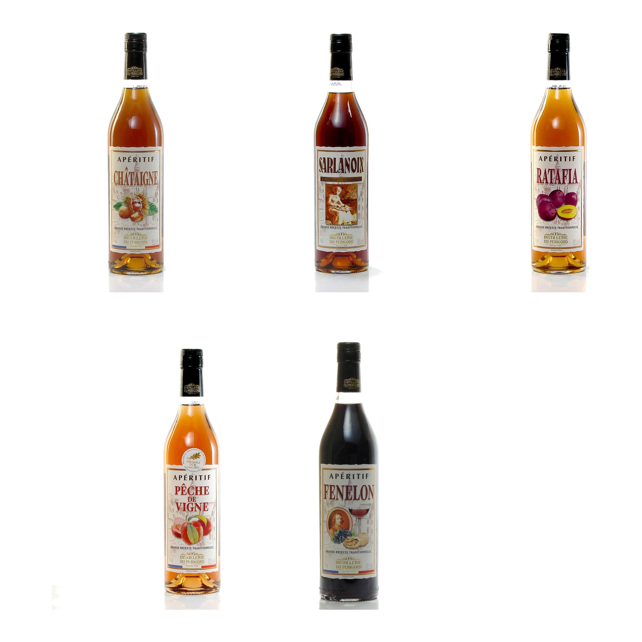Cellier du Périgord Pack Découverte Apéritifs du Sud-Ouest 6 x 70 cl