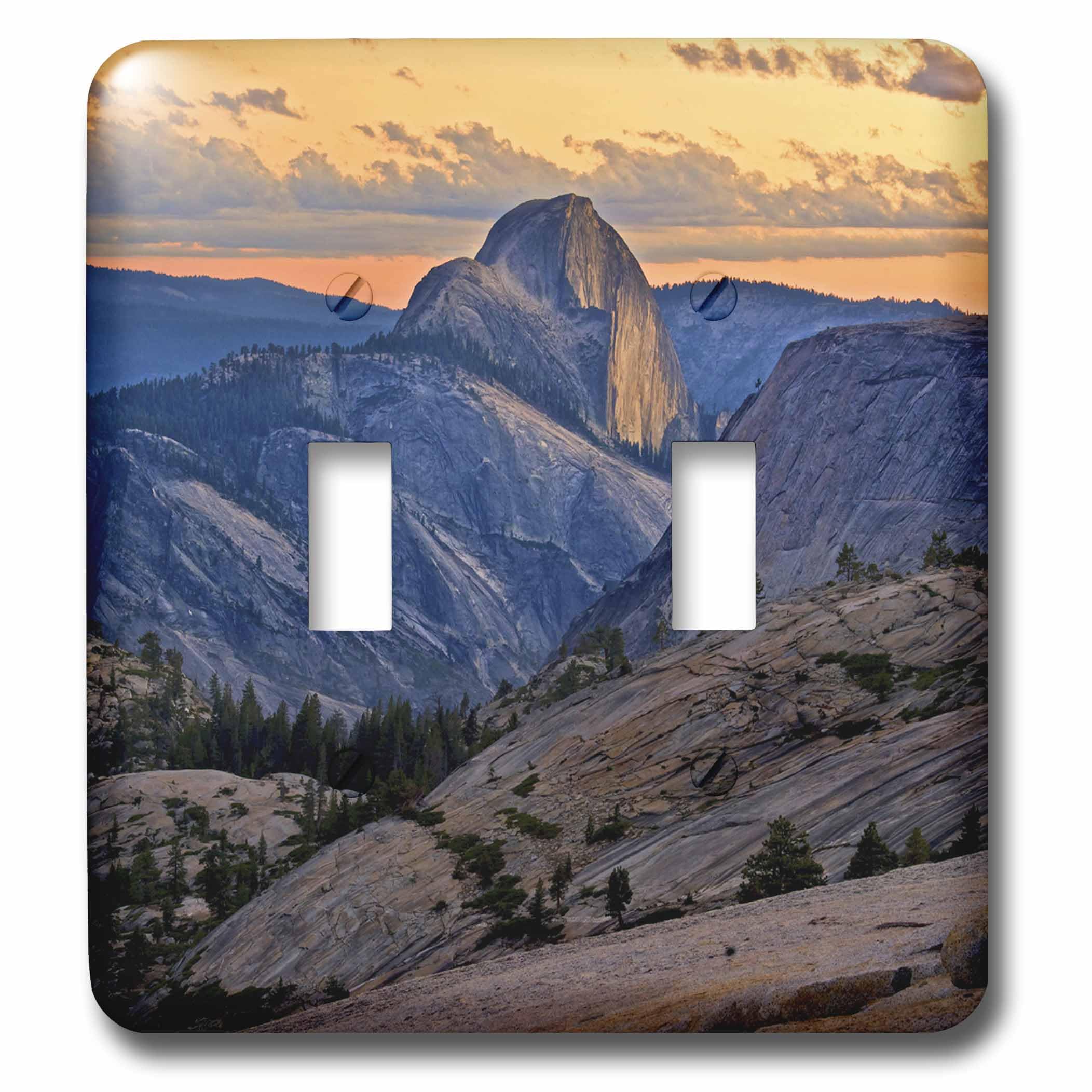 Double interrupteur à bascule illustré Yosemite Half Dome