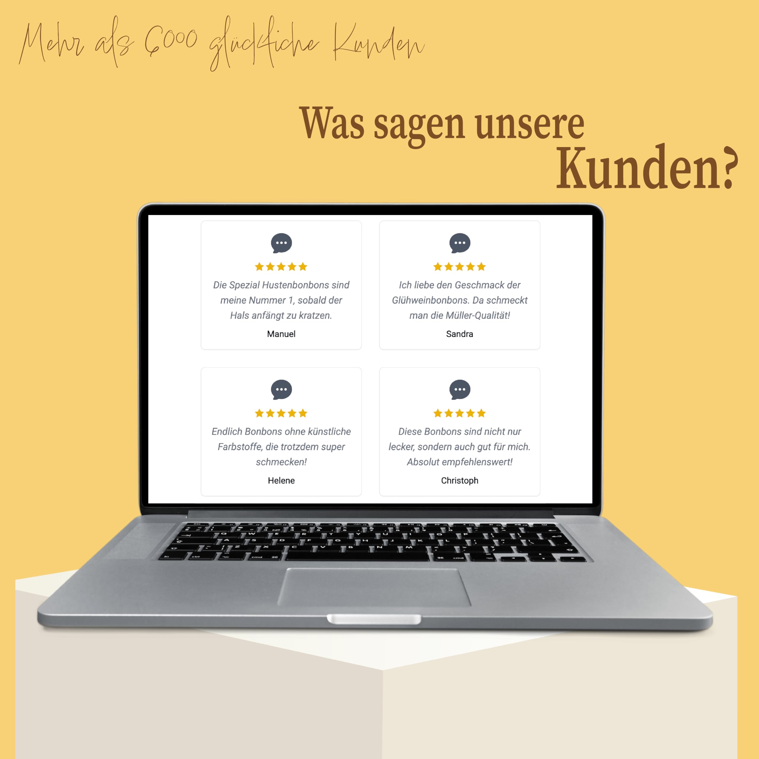 WILHELM Müller Kräutermischung - Kräuter Bonbons wie vom Jahrmarkt - Kräutermix als Bonbons - Im praktischen Beutel aus Deutschland - 2500g