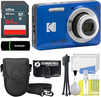 Amazon.com : Kodak PIXPRO FZ55 Blue 16MP Digital Camera 5X Optical