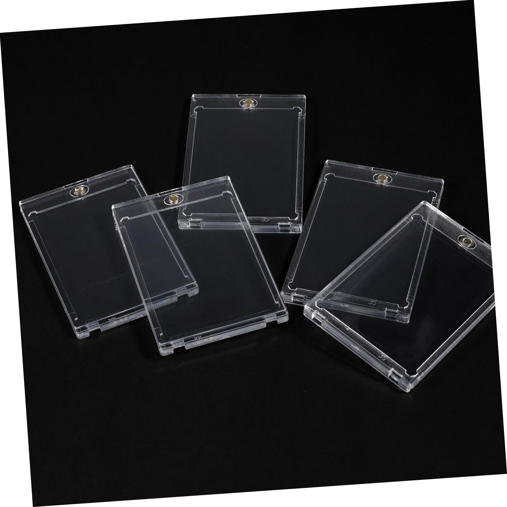 COHEALI 30pezzi Porta Carte Magnetico Trasparente Custodia Per Carte Da Gioco Custodie Protettive Per Collezione Di Da Baseball e Figurine Sportive