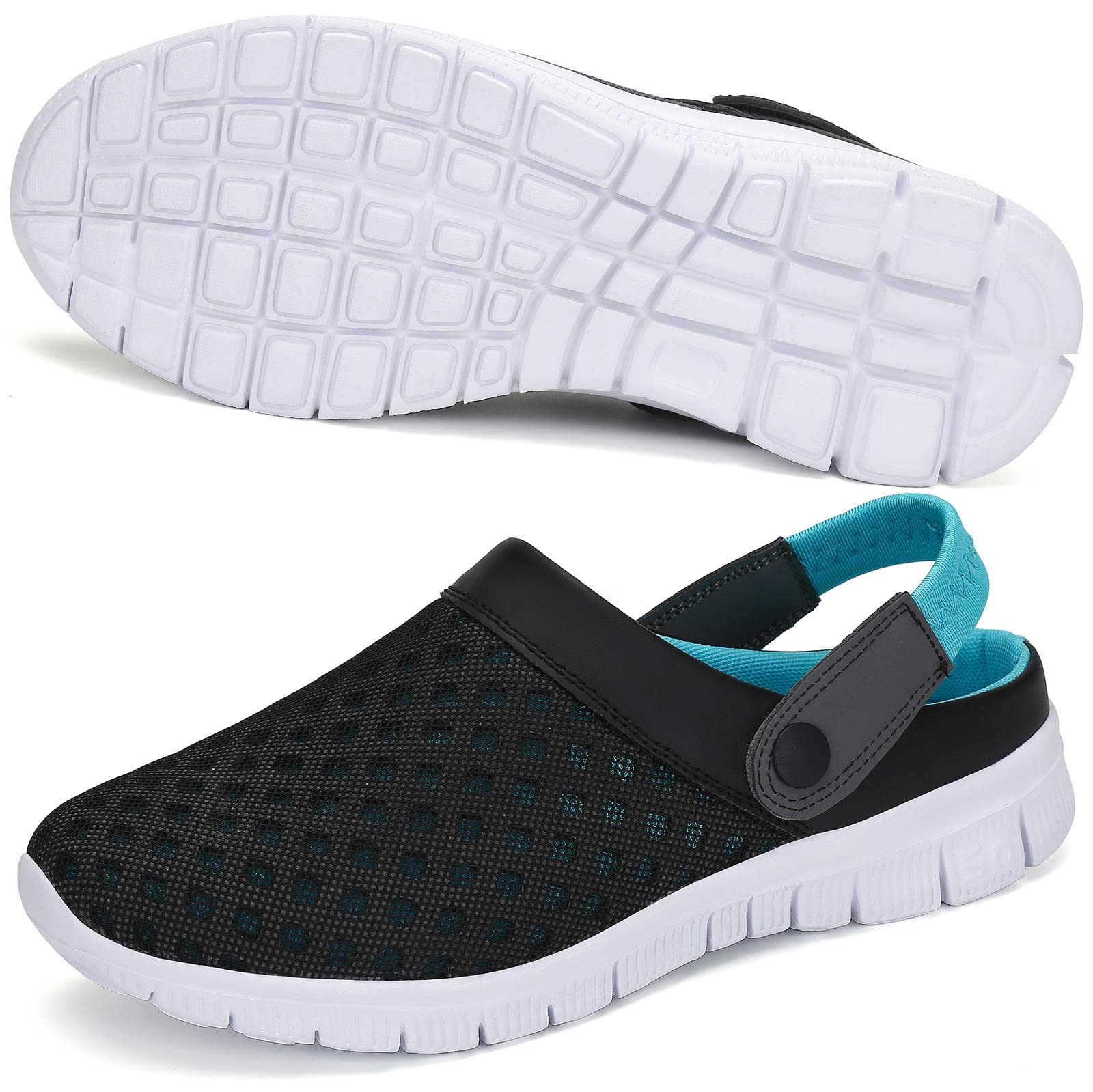 SAGUARO Unisex Zoccoli Sandali Sabot Pantofole Adulto Traspirante Antiscivolo Casual Beach Taglia 36-48 EU
