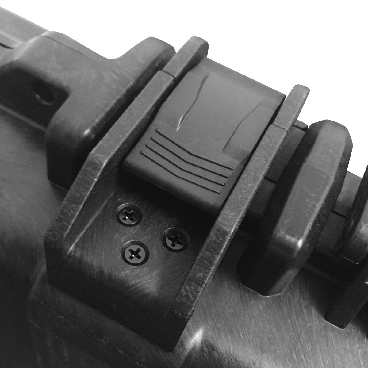 Merdia Custodie Dure per Fucili Custodia rigida per fucile ultra protettivo di alta precisione nera, resistente agli agenti atmosferici, con custodia pretagliata a pistola per schiuma intensiva