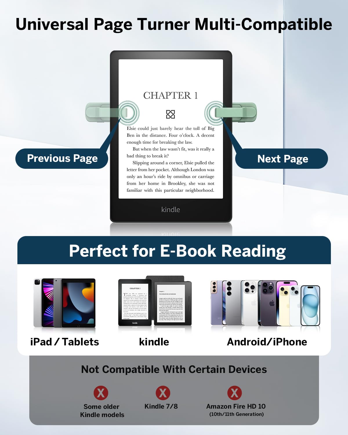 Remote Control Page Turner Ring for Kindle & Kobo - Image 2