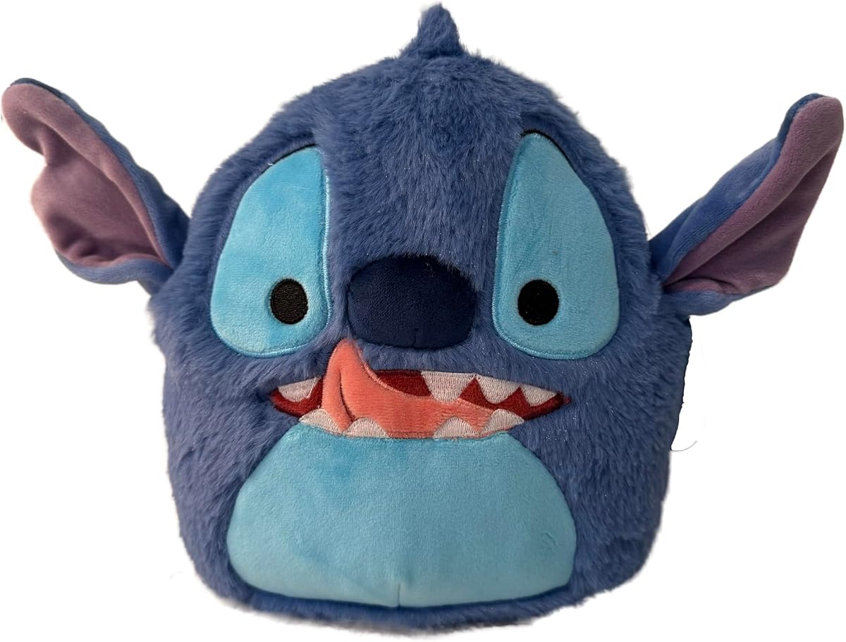 Squishmallows Original 8-Inch Stitch - Fuzz-A-Mallows - Official Jazwares Plush - Collectible Soft & Squishy Stuffed Animal Toy - Gift for Kids, Girls & Boys