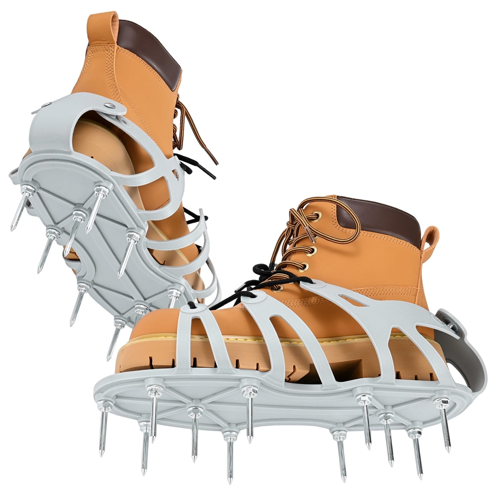 Chaussures aérateurs de pelouse M METERXITY avec 22 clous de 5 cm pour jardin