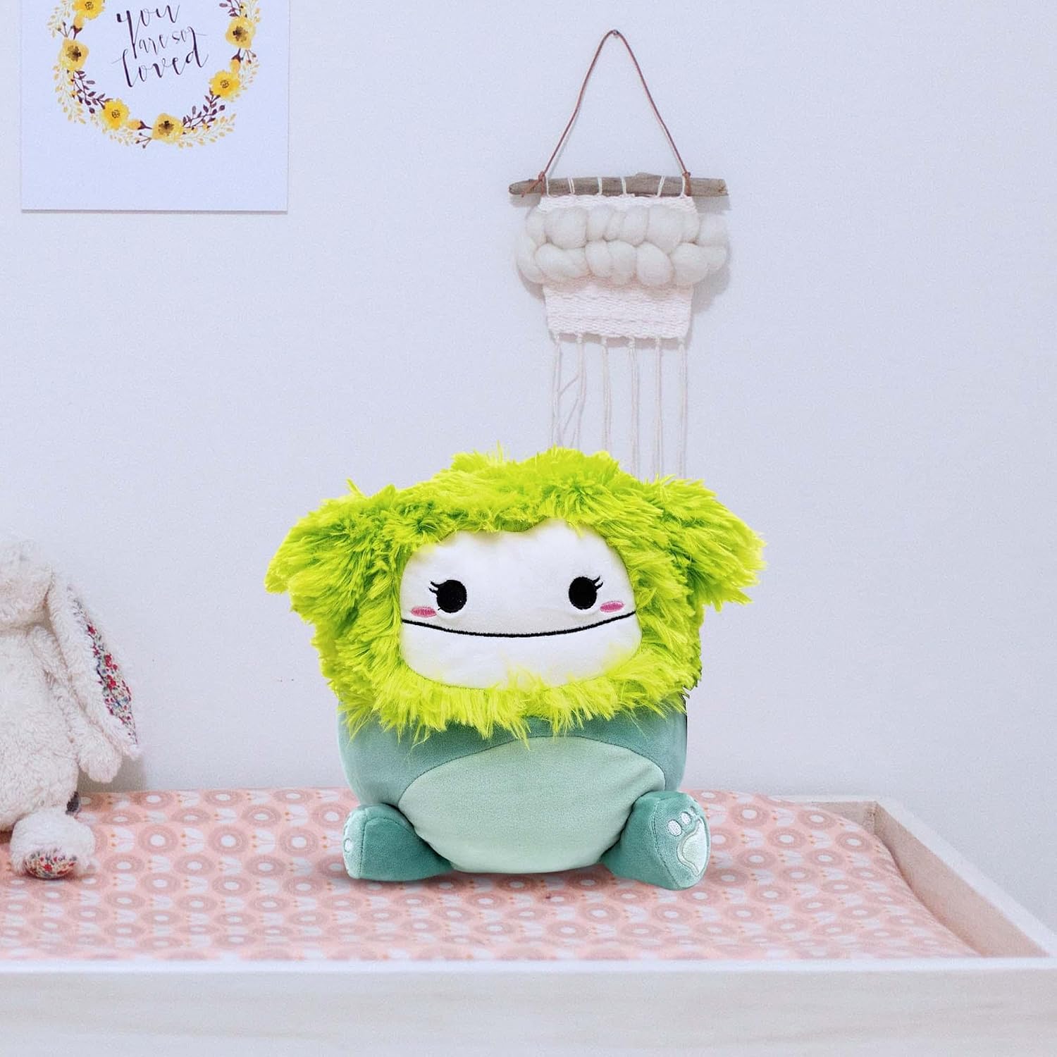 Squishmallows Official Kellytoys Plush 12 Inch Bren The Green Bigfoot Ultimate Soft Stuffed Toy