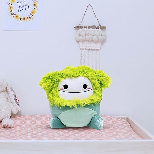 Miniatura 3 de Squishmallows Peluche oficial de Kellytoys Bren The Green Bigfoot de 12 pulgadas, juguete de peluche suave
