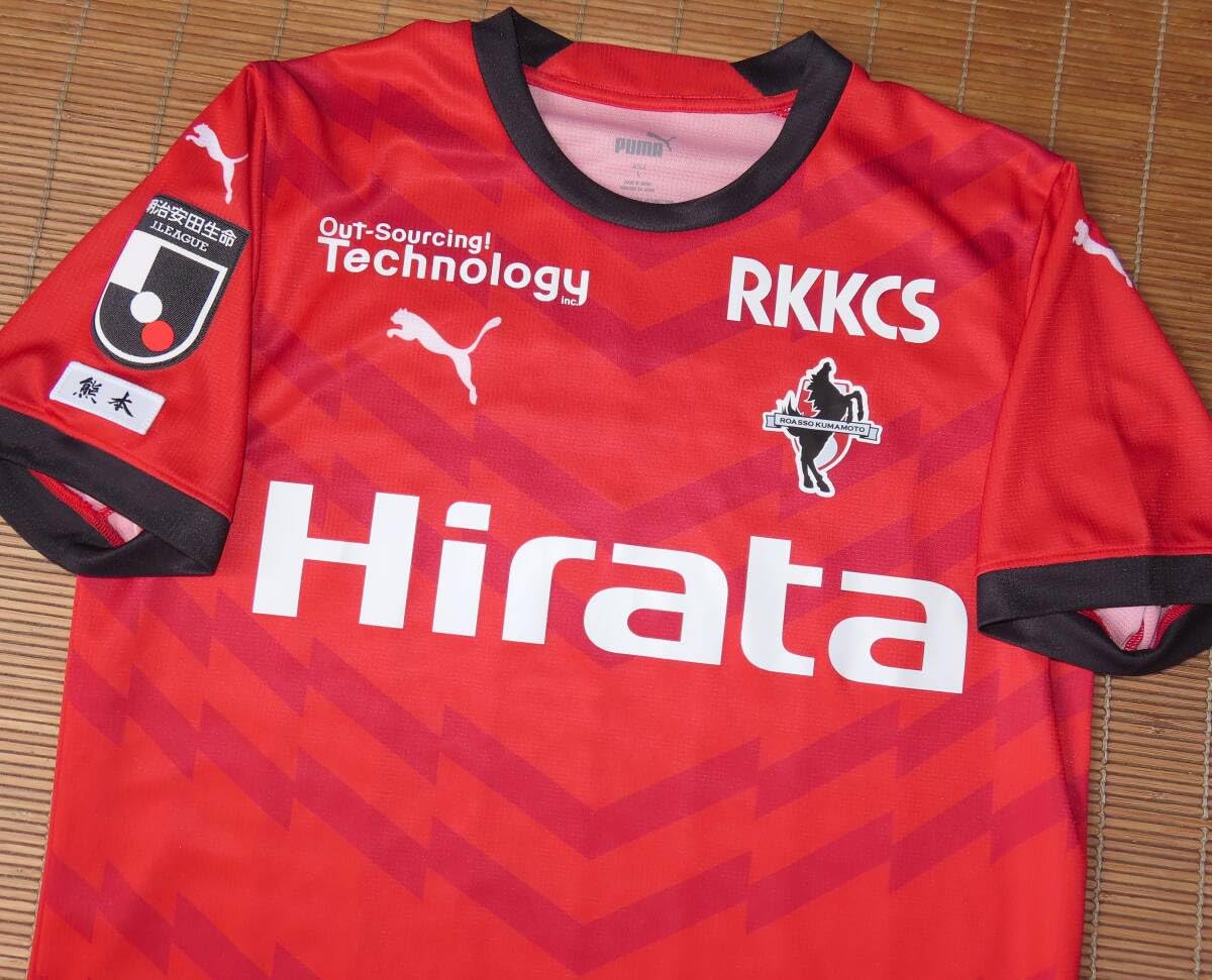 Amazon.co.jp: 正規品 J1 J2 J32023 ロアッソ熊本ホーム用 半袖