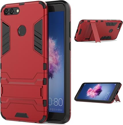 LXHGrowH Funda Huawei P Smart, Fundas 2in1 Dual Layer Anti-Shock 360? Full Body Protecci?n TPU Silicona Gel Bumper y Duro PC Armadura con Soporte y Desmontable Carcasa para Huawei P Smart, Rojo LXHGrowH Funda Huawei P Smart, Fundas 2in1 Dual Layer Anti-Shock 360? Full Body Protecci?n TPU Silicona Gel Bumper y Duro PC Armadura con Soporte y Desmontable Carcasa para Huawei P Smart, Rojo
