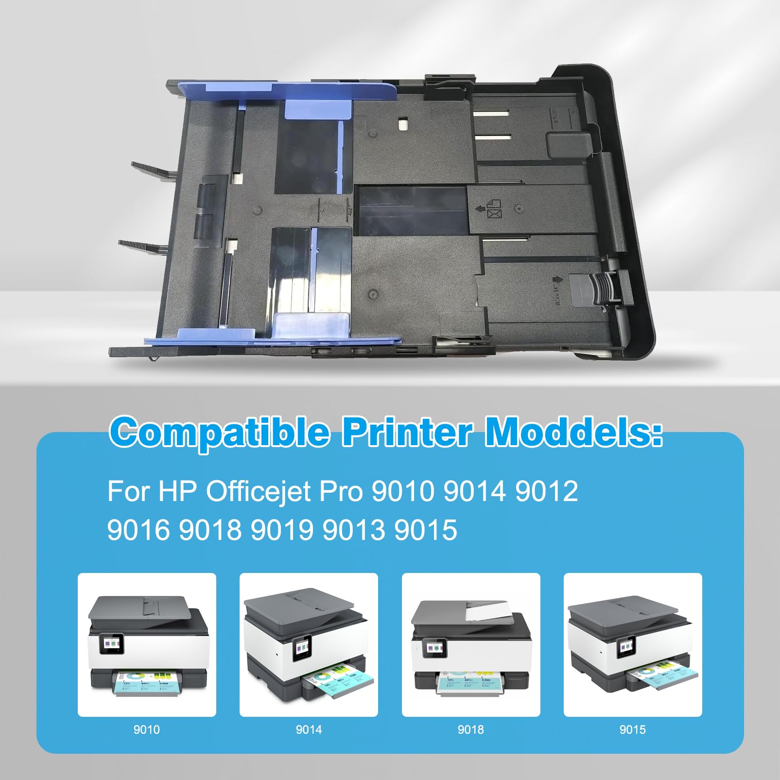 9010 Vassoio carta Compatible per HP 9010 paper input tray per HP Officejet Pro 9010 9014 9012 9016 9018 9019 9013 9015 9010E 9016E 9012E 9019E 9015E 9013E 9014E