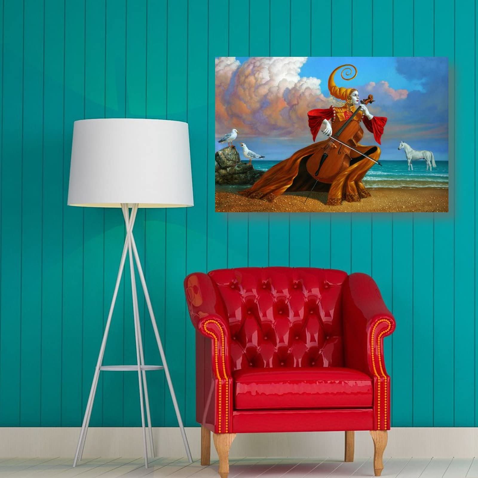 HD Canvas Print home decor wall art painting,michael cheval-163 16x24inch