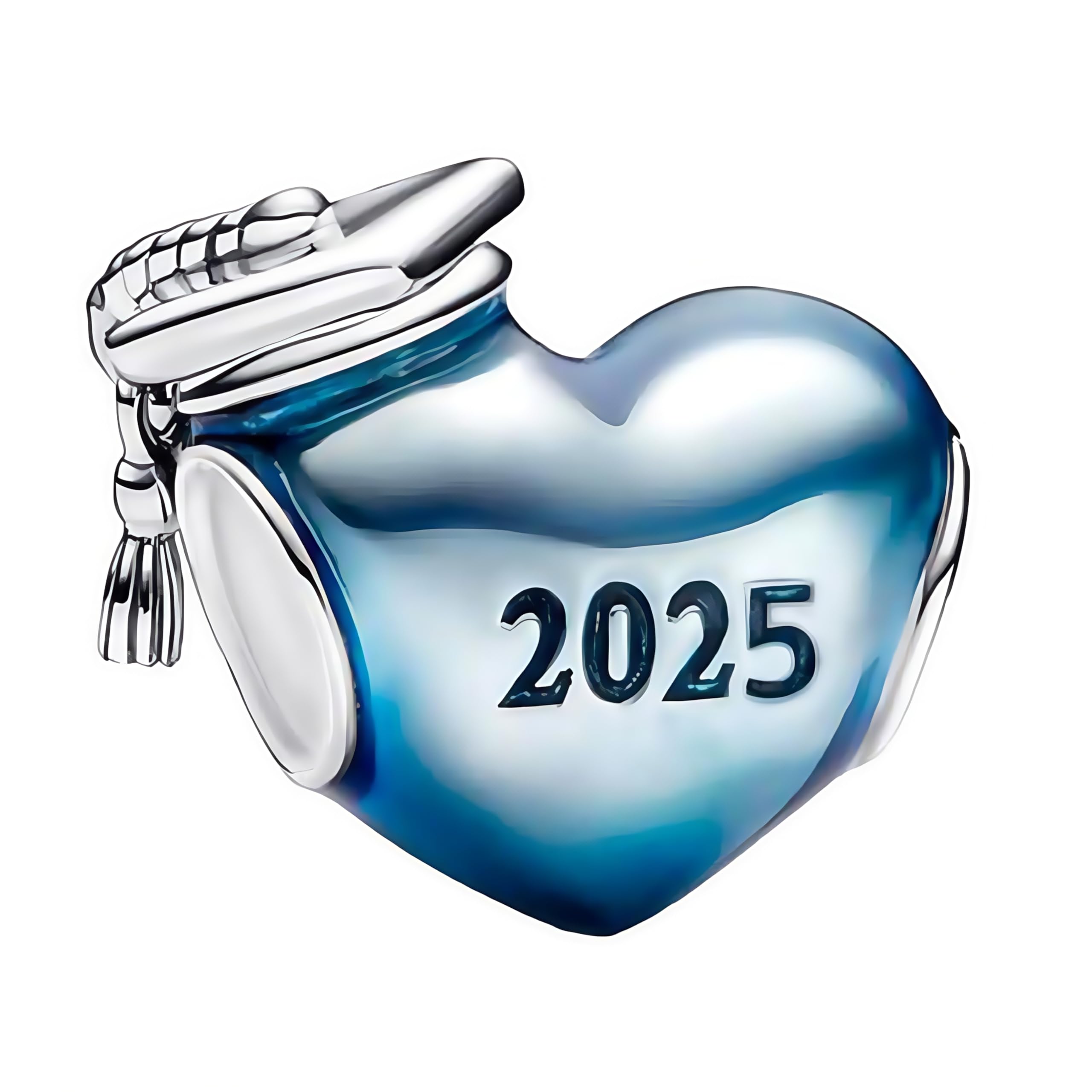 Feitery Graduation Cap Charms Owls Compatible for Pandora Bracelets Gold Charm Heart Graduation Jewellery Gift for Granddaughter