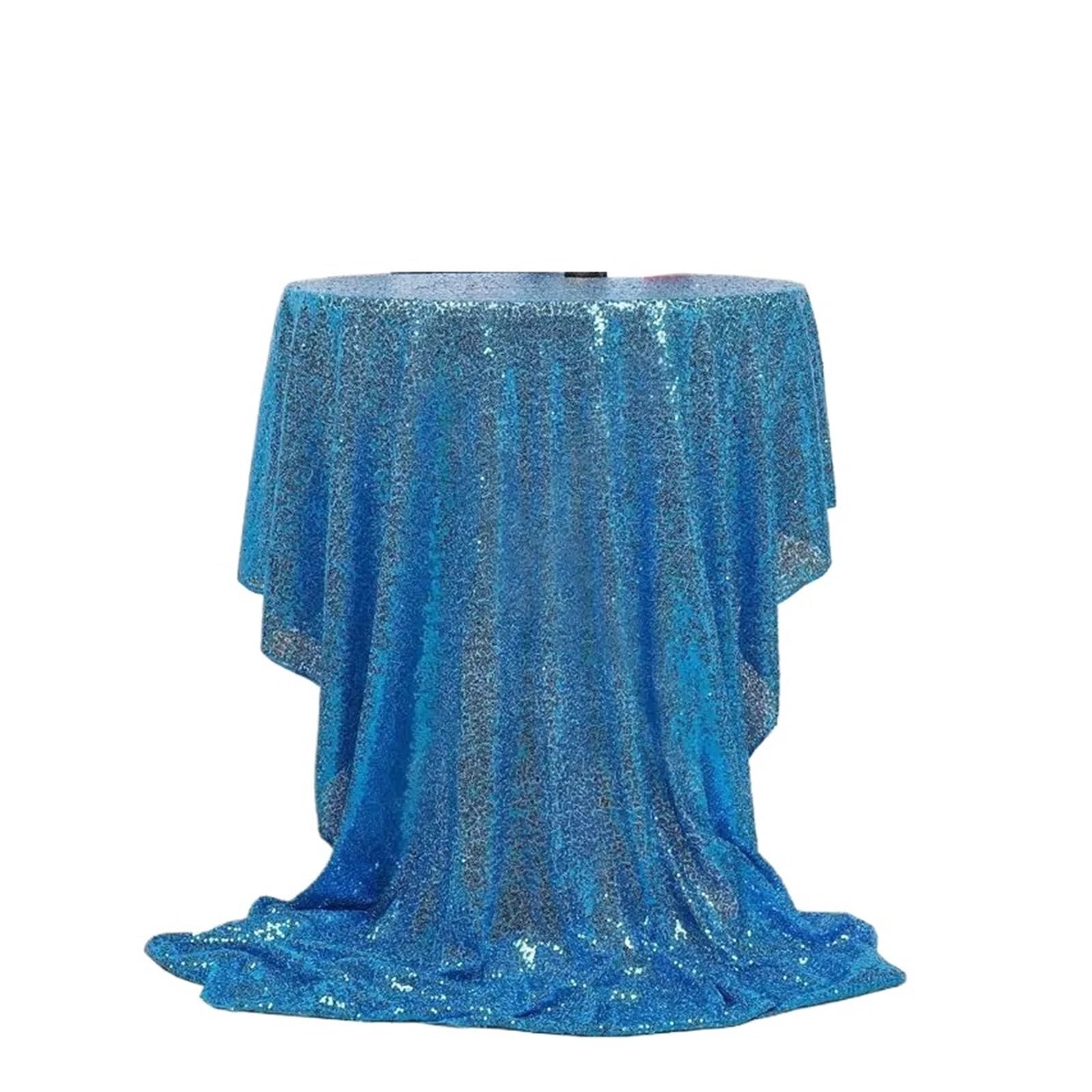 EKalgretrA Sequin Tablecloth Large Size Wedding Sequin Tablecloths Banquet Stage Background Tablecloth Birthday Party Decoration Glitter Fabric(Blue tablecloth,100x130cm 1pcs)