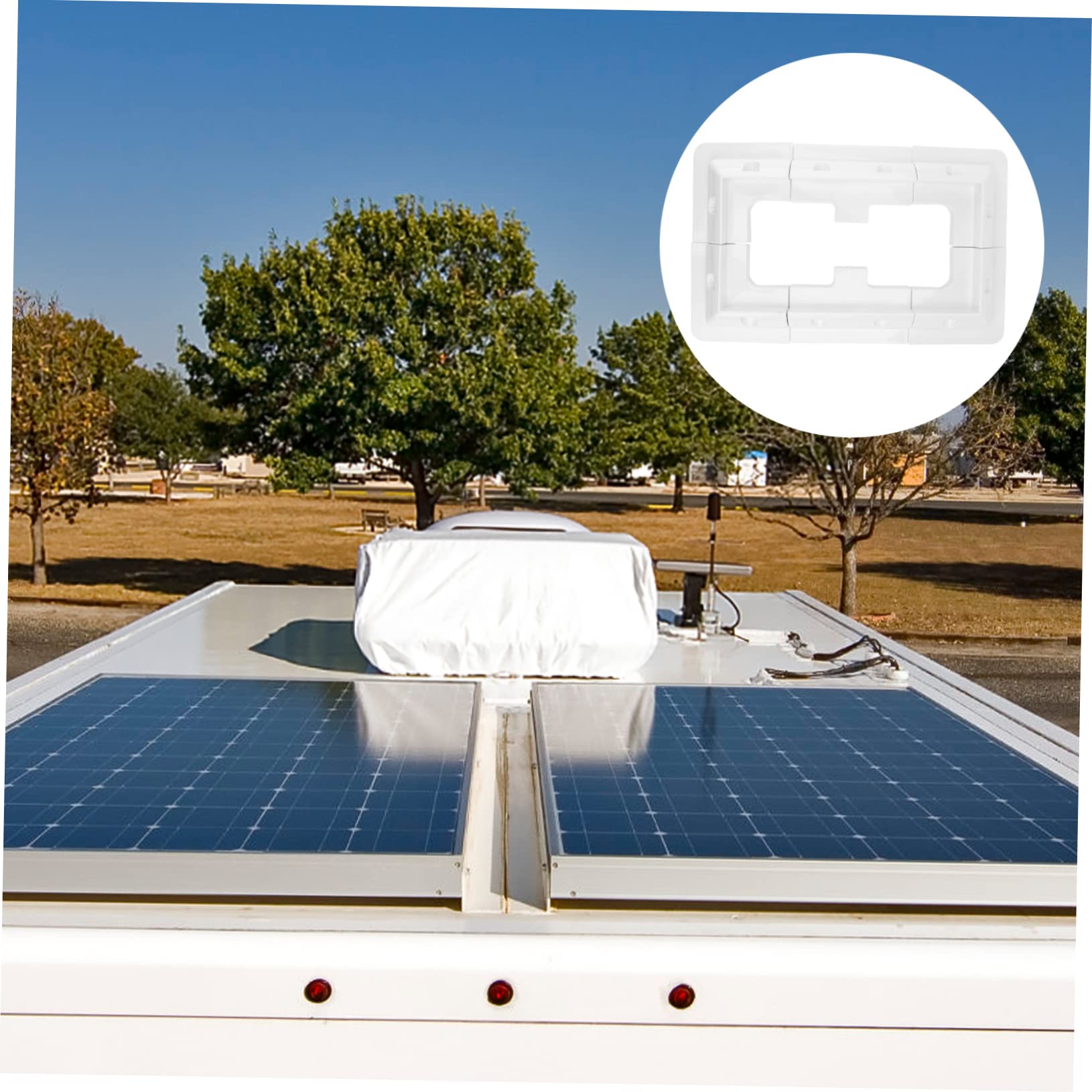 1set Supporto Solare per Pannelli da Bianco per Yacht e Camper Montaggio e Resistente agli UV