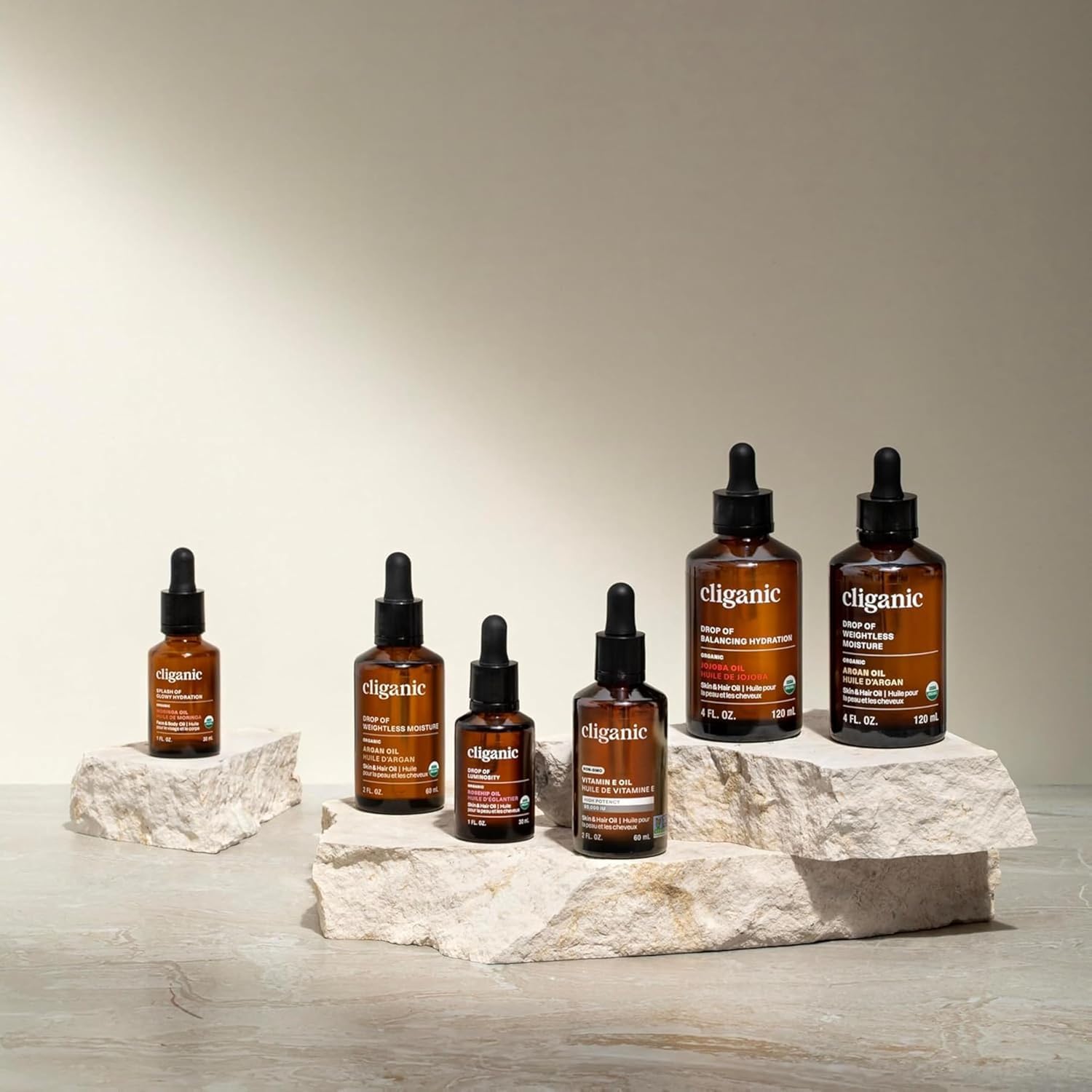 Cliganic Organic Pure Vitamin E Oil for Skin, Hair & Face - 27,000 IU, Non-GMO Verified | Natural D-Alpha Tocopherol - Image 3