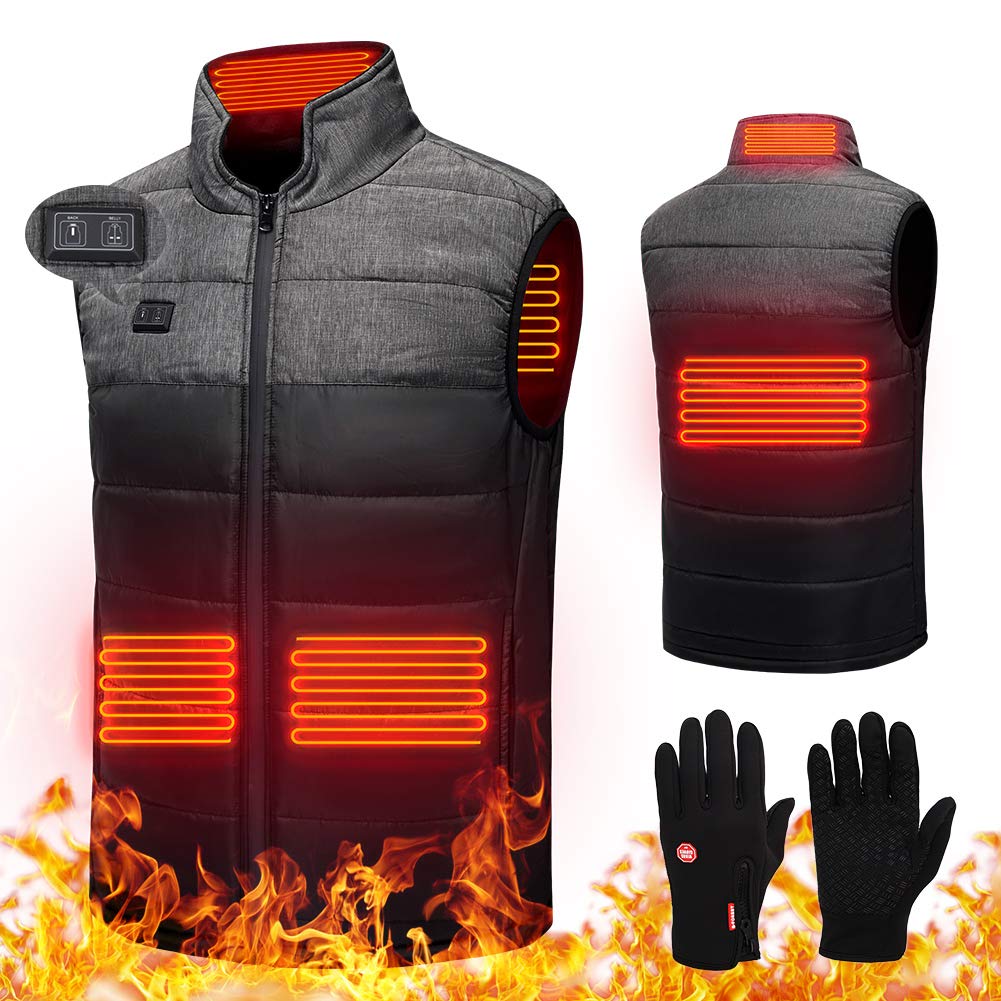 Buy Instant Warmth Heating Vest Body Warmer Thermal Vests for Men Short