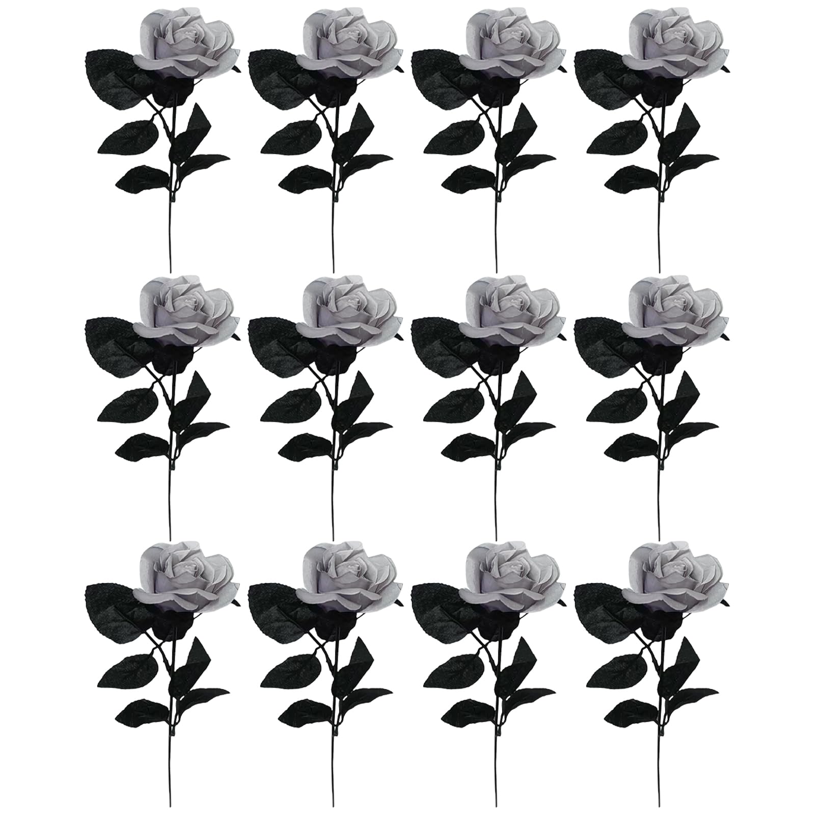 Yhplxyuus 12Pcs Artificial Rose Flower Realistic Simulation Rose Bouquets for Home Garden Decoration, Wedding Flower Arrangements Celebration