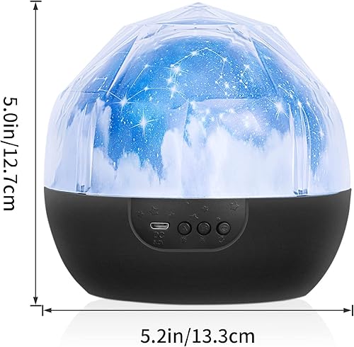 Miniatura 7 de Luz nocturna de estrellas para niños, lámpara de proyección de luz nocturna del universo, lámpara romántica de estrella y mar, para cumpleaños,