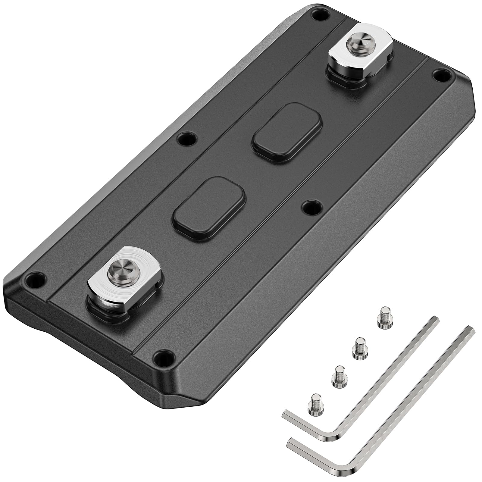 WEYLLAN Mlok Arca Rail for Bipod Adapter Quick Release Plate for Tripod Head MK80 Aluminium Mount Plate Compatiable ARCA & RRS Dovetail Standard