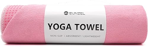 Miniatura 14 de Eunzel Toalla de yoga caliente – Toalla de microfibra antideslizante para esterilla de yoga con punto de agarre absorbente de sudor, toalla para