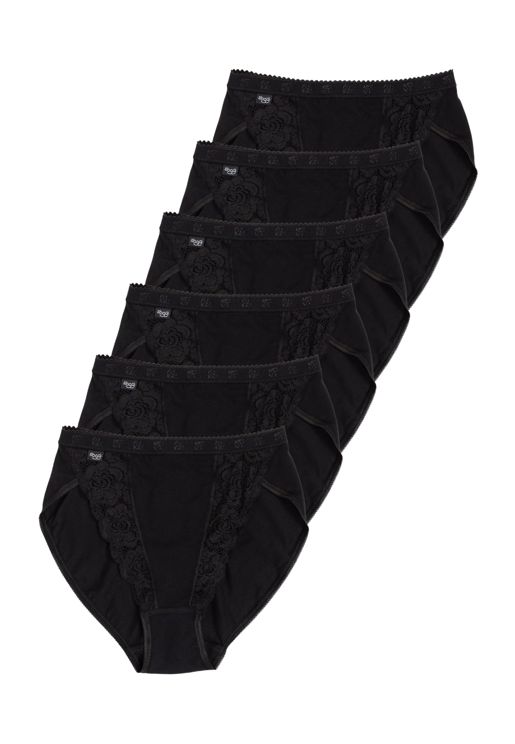 Sloggi Chic Tai Offerta 3-4-6 Pezzi Slip Donna in Cotone con Pizzo Slip Donna in Cotone Slip Tai