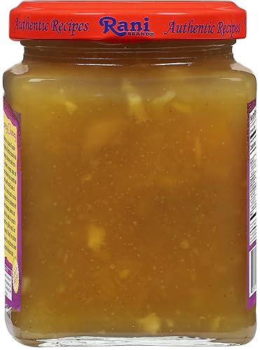 Miniatura 8 de Rani Major Chutney de mango gris (preservación india) Tarro de vidrio de 12.3 onzas (12.35oz), listo para comer, vegano  Sin gluten, totalmente