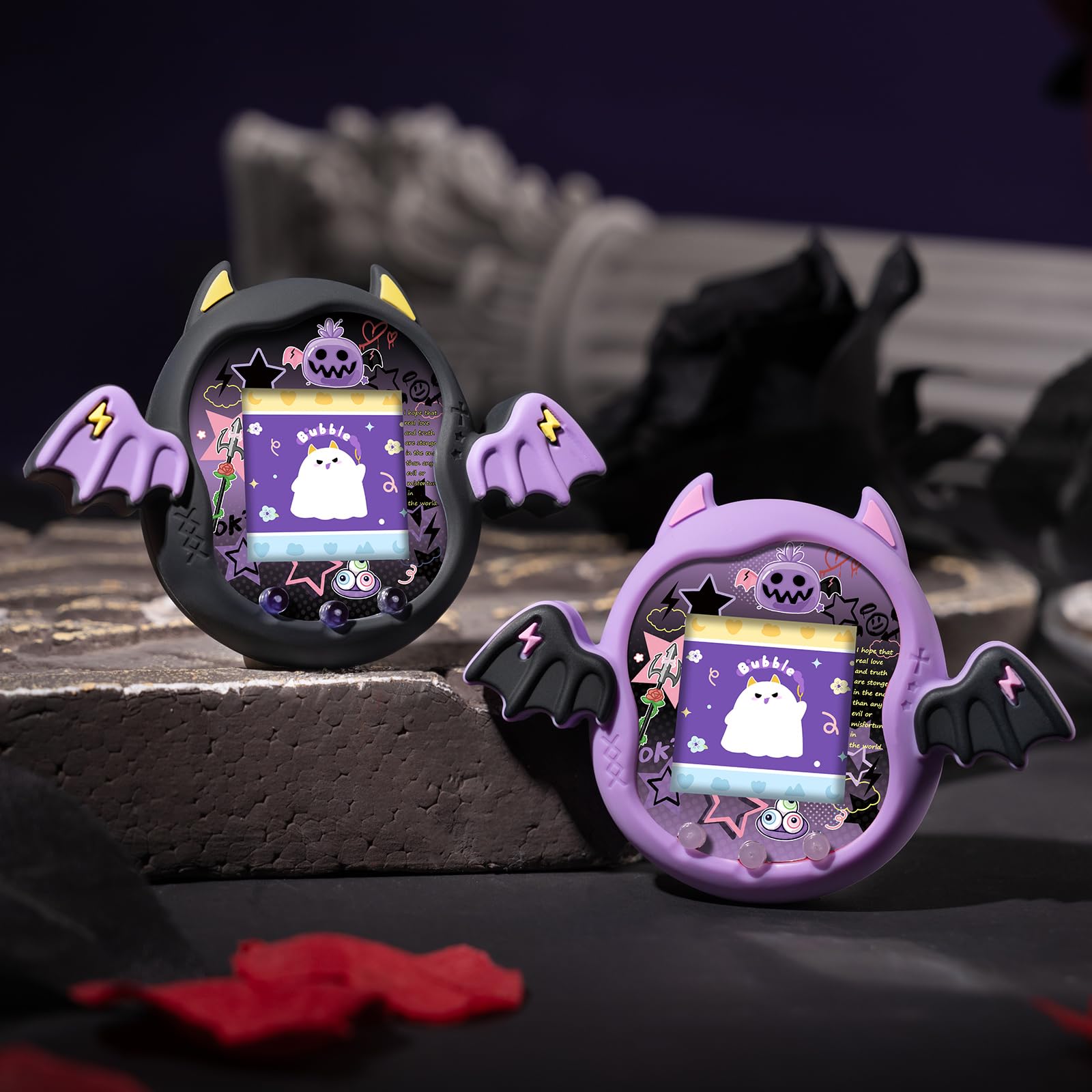 Amazon.co.jp: BUBBLELOGUS たまごっち uni カバー 柔らかい保護ケース