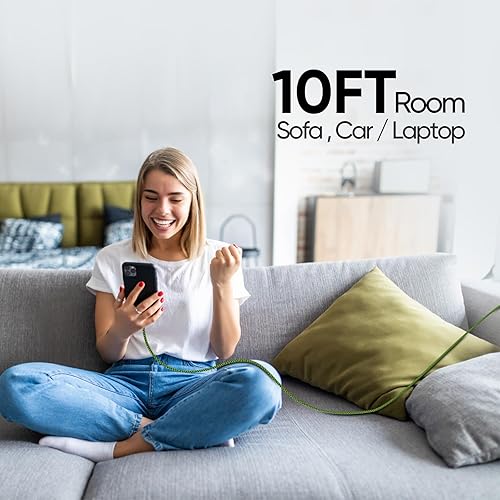 Miniatura 5 de Cable USB tipo C, paquete de 5 cables USB A a tipo C de 10 pies de largo de carga rápida tipo C, cargador de teléfono para Samsung Galaxy S10 S9 S8