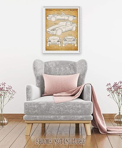 Miniatura 10 de Honda S2000-11x14 Unframed Patent Print - Makes a Great Man Cave Decor and Gift Under 15 for Honda Fans and Car Enthusiasts