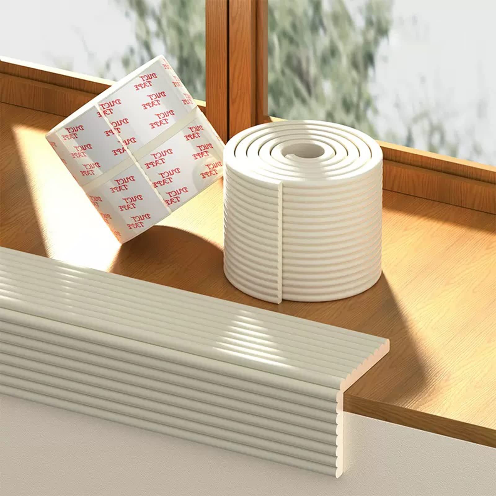 Paraspigoli Schiuma Per Angoli E Bordi A Prova Di Bambino, Striscia Protettiva Autoadesiva Per Bordi, Paracolpi Di Sicurezza Larghi 20 Cm Per Mobili, Bordi Taglienti, Caminetti ( Color : White , Size